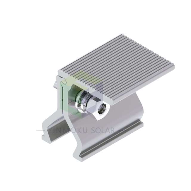 YM-MRC-02 Metal Roof Clamp Kit Heavy-Duty Solar Mounting for PV Panels on Metal Roofs Yinmoku