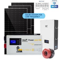 6-12kw Split Out Solar System Off Grid Low Frequency 120/240VDC for Home Use
