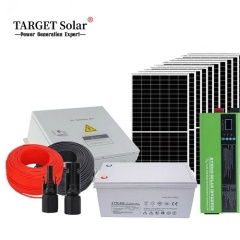 100KW Off Grid Solar System 625W N-type Panels Lithium Iron Batteries Residential and Commercial Power Backup