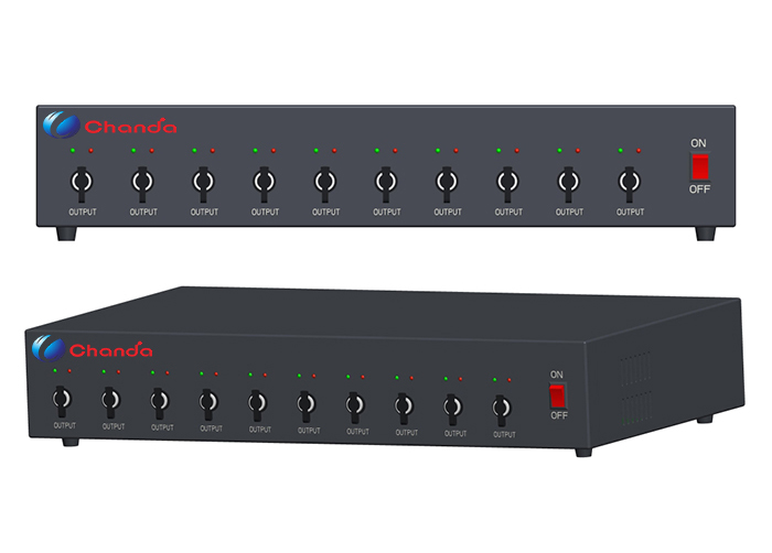 Lithium Battery Charger 10-Slot CC/CV Mode with LED Indicators and Over-Protection for Industrial Use