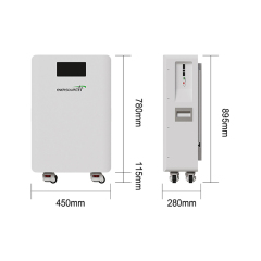 Wall-Mounted Battery E3 51.2V 300Ah/314Ah High-Capacity LiFePO4 for Home Solar Storage