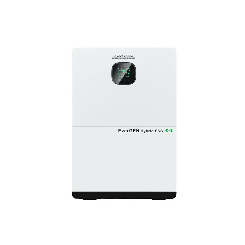 5.12kWh All-in-One Hybrid Inverter Energy Storage System – Residential Photovoltaic Generator with LiFePO4 Battery, 5000W Output, Stackable Design for Home Energy Backup