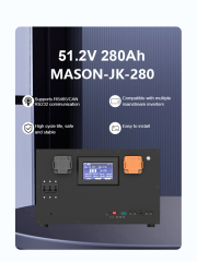 16.08KWh MASON-280-JK-DIY (51.2V-314Ah/280Ah) Lithium Battery Module for Home and Commercial Energy Storage