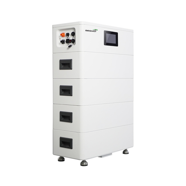 High-Volt Stacked Battery System 102.4V 50Ah Lithium Iron Phosphate for Three-Phase Hybrid Inverters