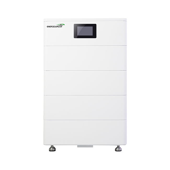 High-Volt Stacked Battery System 51.2V 100Ah Lithium Iron Phosphate for Three-Phase Hybrid Inverters