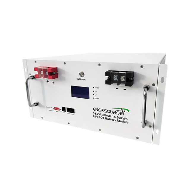 Rack-Mounted Battery 51.2V 300Ah/314Ah Lithium Iron Phosphate High-Density Energy Storage for Residential and Industrial Systems