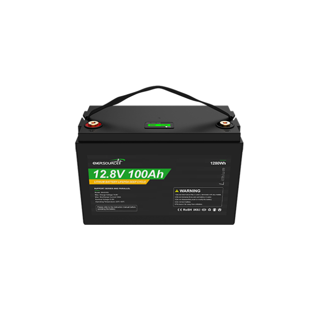 LiFePO4 Battery 12.8V 100Ah High Cycle Life for Solar Storage and RV Camping