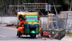 Electric Three Wheel Tricycles Lithium Battery 48V 100ah Lifepo4 Battery High-Capacity Long-Life for E-Bikes and Three Wheelers EverExceed