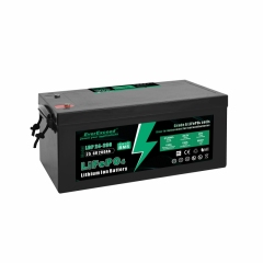 Lithium Battery 24V 200Ah High Capacity IP68 Waterproof for Solar RV Marine EverExceed