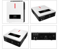 Factory ECO 3.6KW On/off Grid Solar Inverter 60-500VDC 120A MPPT Charger RGB Light for Home & Commercial Use NEXT