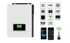 Pure Sine Wave 3KW 24V Off Grid Solar Inverter 80A MPPT Charger Built-in WiFi/GPRS for Home & Industrial Use NEXT