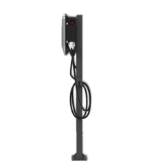 EV Household Charging Station 22kW 11KW 4.3 inch LCD Wall/Pole Mounted for Home Garage EV Charging