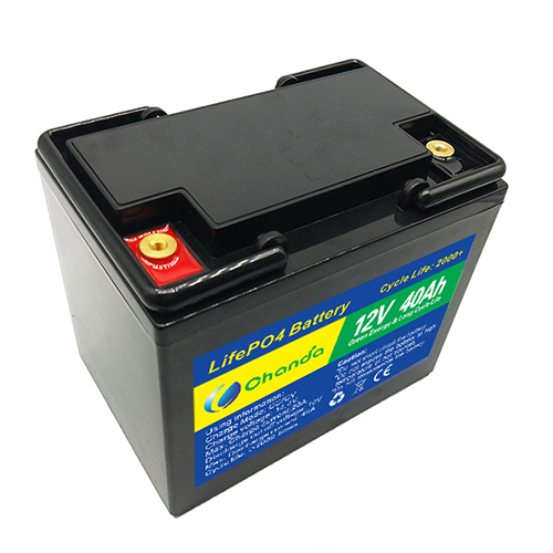 CND-1240F 12V 40Ah LiFePO4 Battery with BMS for Solar Street Light, Toys, Motive Power