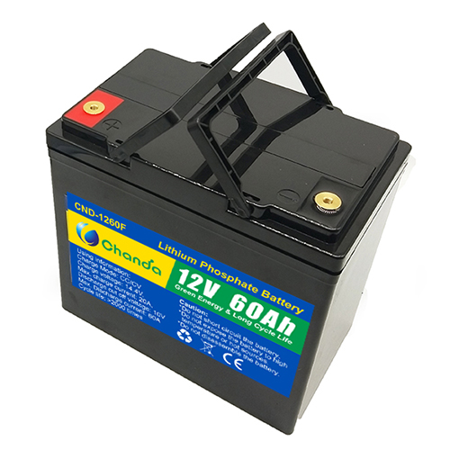 LiFePO4 Battery 12.8V 60Ah with BMS for Solar Street Light and Motive Power CND-1260F