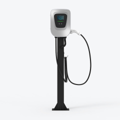 EV Household Charging Station 22kW 11KW 4.3 inch LCD Wall/Pole Mounted for Home Garage EV Charging