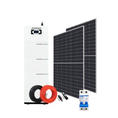 Complete Kit 20kWh Hybrid Solar Energy Storage System LiFePO4 Battery 575W Peak Power Off-Grid Home Backup EverExceed