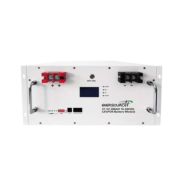 Rack-Mounted Battery 51.2V 200Ah LiFePO4 High-Density Energy Storage for Residential and Industrial Backup Power