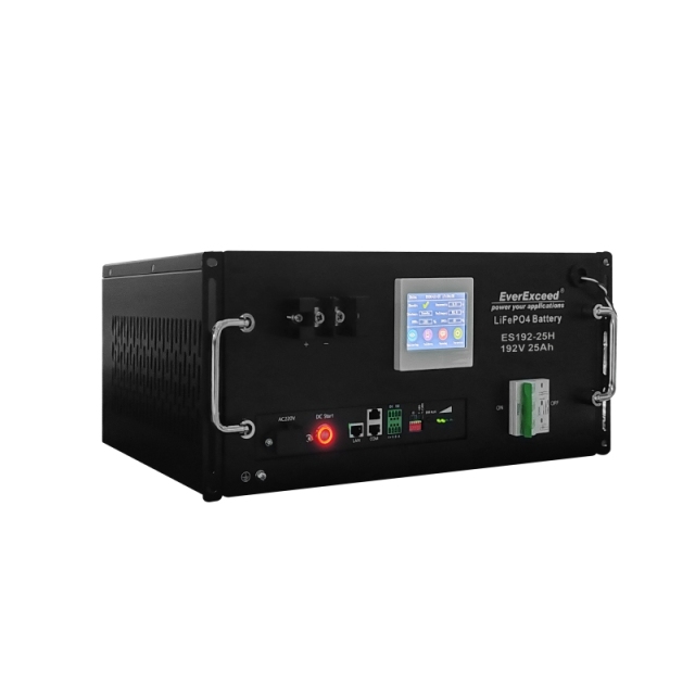 192V/240V High Voltage 4.8kWh & 6kWh ESS Lithium Battery Pack LiFePO4 25Ah for UPS and Substation Backup