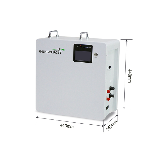 Wall-Mounted Battery Cube 51.2V 100Ah LFP High-Density Home Energy Storage System