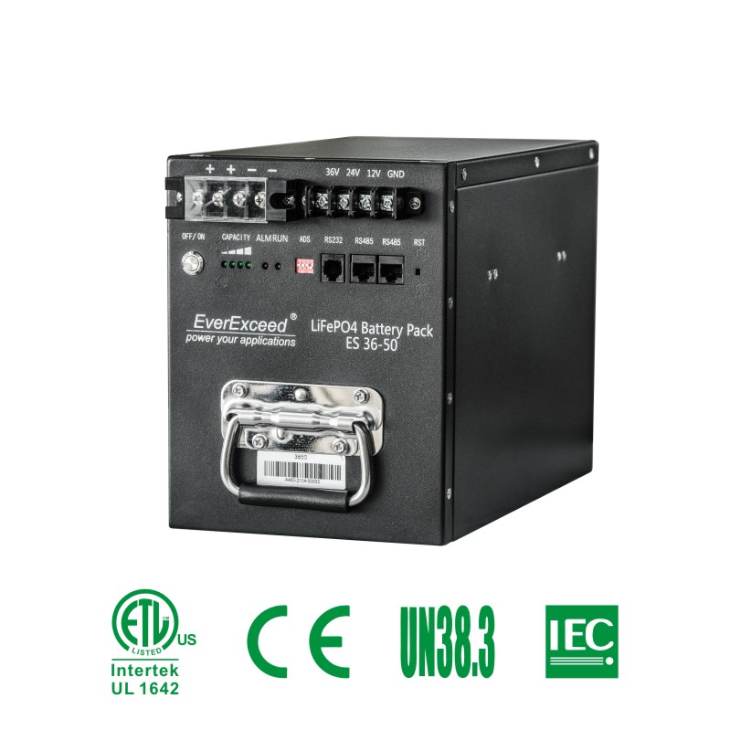 Lithium Ion Battery 36V50Ah/100Ah/150Ah CE Certified for CATV Broadband UPS Systems