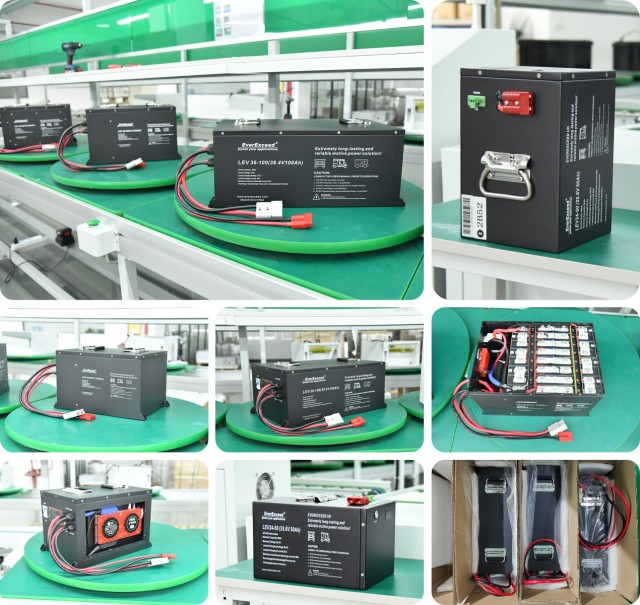 Electric Three Wheel Tricycles Lithium Battery 48V 100ah Lifepo4 Battery High-Capacity Long-Life for E-Bikes and Three Wheelers EverExceed