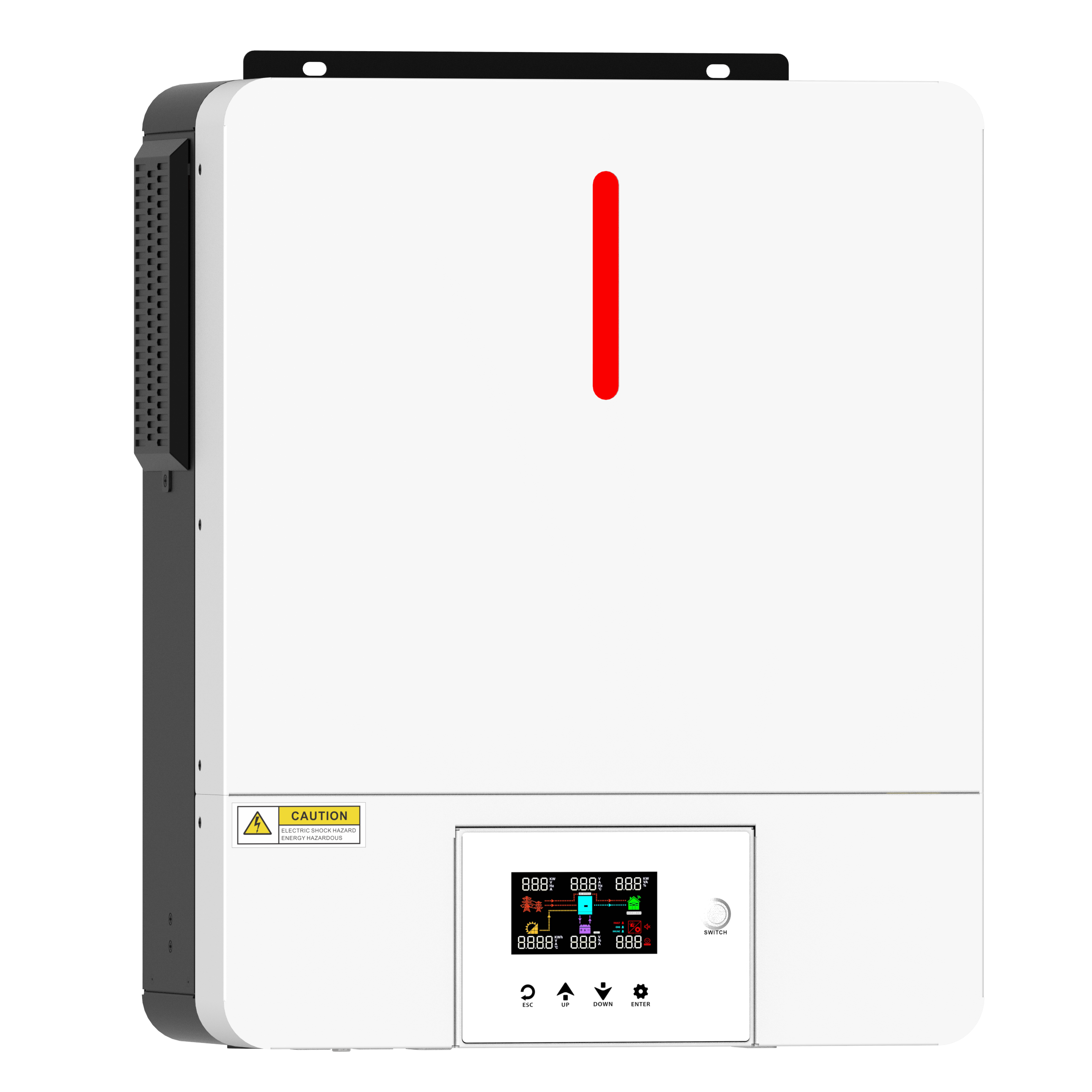 Hybrid Solar Inverter 3600W Output Pure Sine Wave Off-Grid/On-Grid System with MPPT Controller and LCD Display Removal Option Next Power Factory