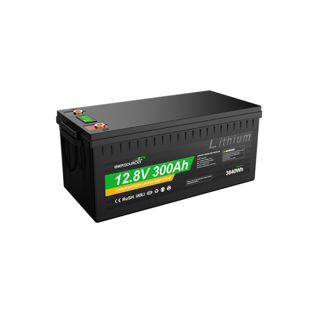LiFePO4 Battery 12.8V 300Ah High Cycle Life for Solar Storage and RV Use