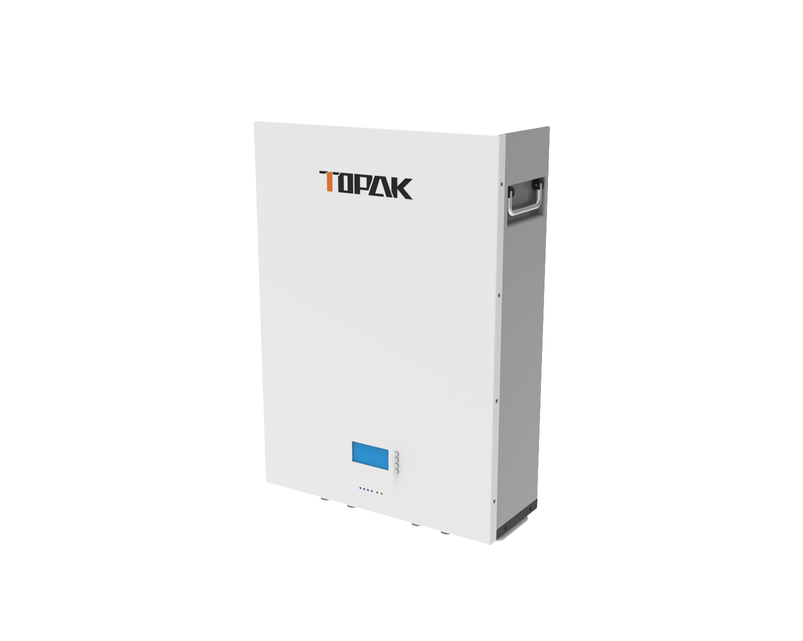 Wall-mounted 25.6V 200Ah LiFePO4 Battery 5.12kWh High-Capacity Residential Energy Storage System TOPAK