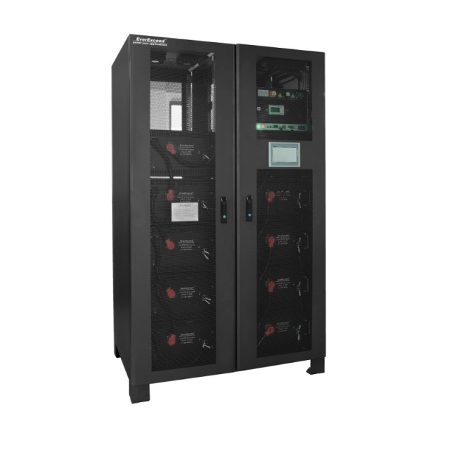 Modular 384V Rack-Mounted UPS Lithium Battery – 76.8kWh to 107.5kWh, Scalable & Smart LiFePO4 for Data Centers & Industrial Backup (EverExceed)