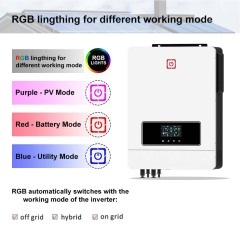 Factory Hybrid Solar Inverter 10.2KW 160A MPPT Pure Sine Wave Off-Grid/On-Grid System for Home Power Solutions NEXT