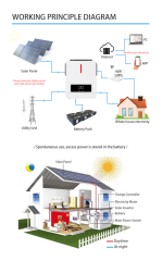 Solar Inverter 6.2KW 48V 120A MPPT On/Off Grid Pure Sine Wave with Dual Output for Home & Commercial Use NM-ECO