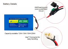 E-scooter Batteries 48V 10Ah High-Capacity Lithium-ion for Electric Scooters and Personal Mobility