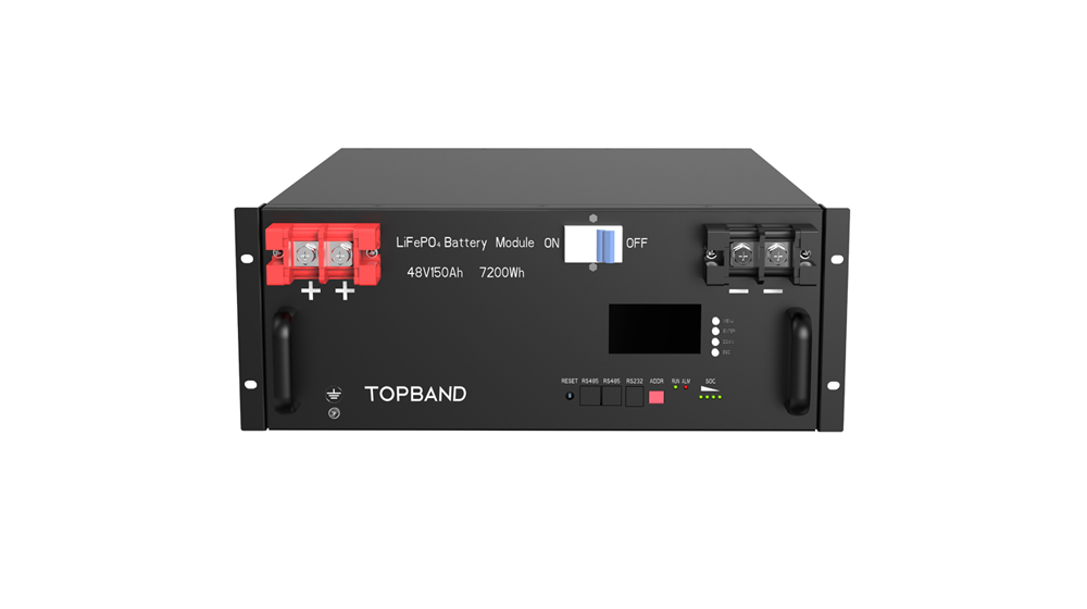 Telecom Backup Battery 48V 150Ah LiFePO4 for Communication Base Station Topband