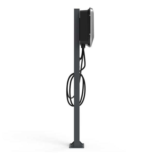 EV Household Charging Station 22kW 11KW 4.3 inch LCD Wall/Pole Mounted for Home Garage EV Charging