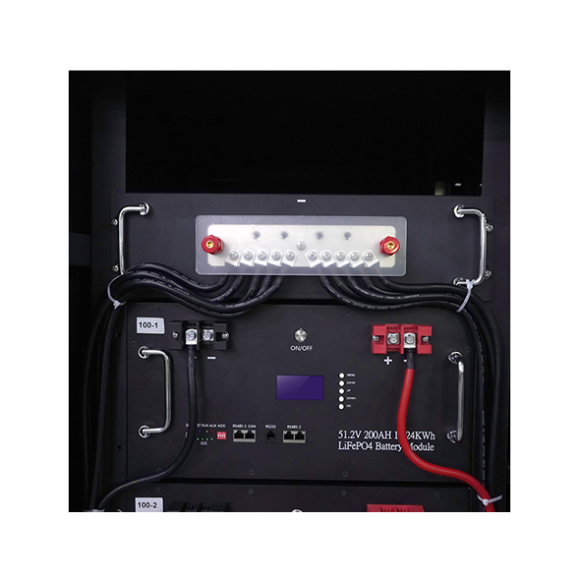 Rack-Mounted Cabinet 51.2V 800-1200Ah Lithium Iron Phosphate High-Capacity Energy Storage for Commercial and Industrial Applications