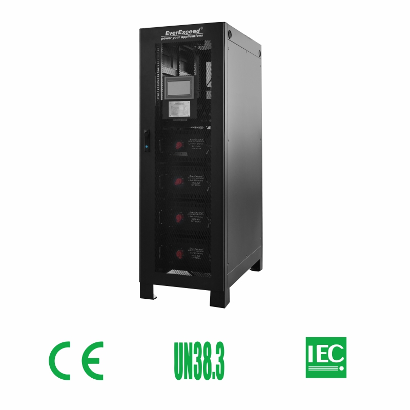 High-Voltage 35.8kWh 128V All-in-One LiFePO4 Lithium-Ion Battery Cabinet High Safety & Long Cycle Life for Substation Energy Storage EverExceed