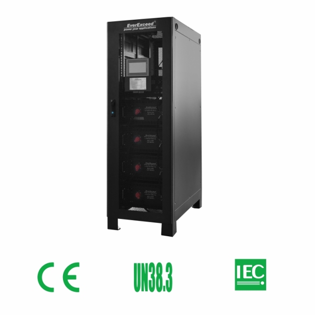High-Voltage 35.8kWh 128V All-in-One LiFePO4 Lithium-Ion Battery Cabinet High Safety & Long Cycle Life for Substation Energy Storage EverExceed