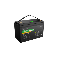 LiFePO4 Battery 12.8V 100Ah High Cycle Life for Solar Storage and RV Camping