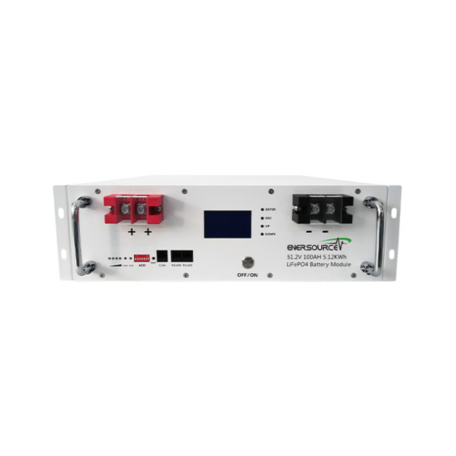 Rack-Mounted Battery 51.2V 100Ah Lithium Iron Phosphate for Residential and Industrial Energy Storage