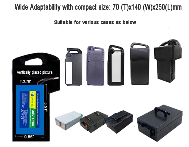 E-scooter Batteries 48V 10Ah High-Capacity Lithium-ion for Electric Scooters and Personal Mobility