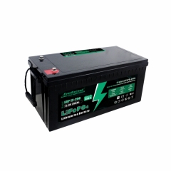 LiFePO4 Battery 12.8V 200Ah High Efficiency for RV Marine Solar Systems EverExceed