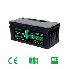 LiFePO4 Battery 12.8V 200Ah High Efficiency for RV Marine Solar Systems EverExceed