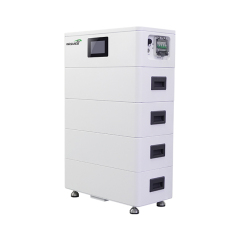 High-Volt Stacked Battery System 102.4V 50Ah Lithium Iron Phosphate for Three-Phase Hybrid Inverters