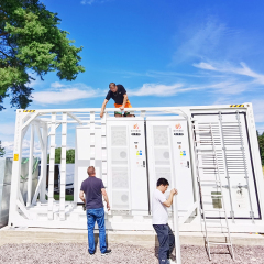 40ft Containerized Battery Energy Storage System 1MWh 2MWh 3MWh LiFePO4 Outdoor On-Grid Power Grid Stabilization and Peak Shaving 1stess