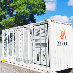 40ft Containerized Battery Energy Storage System 1MWh 2MWh 3MWh LiFePO4 Outdoor On-Grid Power Grid Stabilization and Peak Shaving 1stess