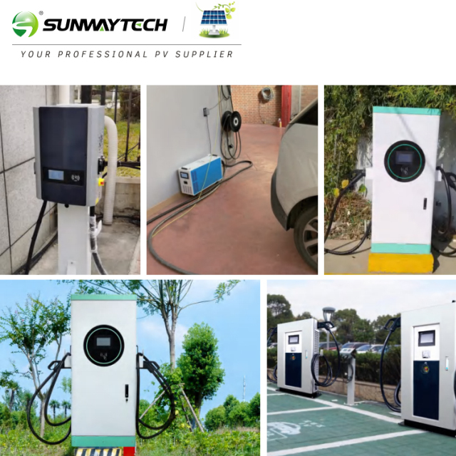 SUNWAY 7-22KW AC Round EV Charger IP54 Rated Smart Charging Station with Wi-Fi/4G/LAN for Home and Commercial Use