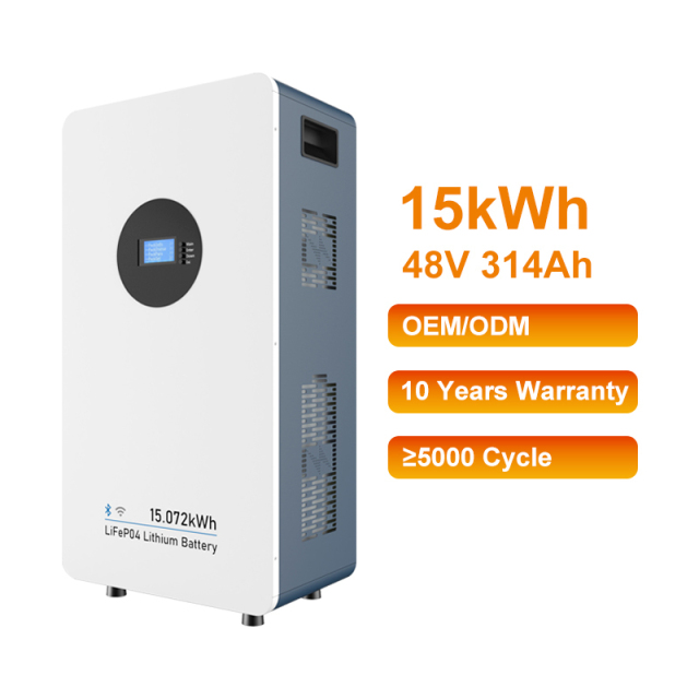 Compact Floor Standing Home All in One Battery Pack 48V 15kWh 314Ah Lithium Ion Energy Storage System for Residential Backup Power