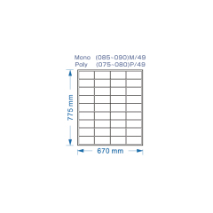 95W~100W Mono Small Modules High-Efficiency Half-Cut Cells for Residential Solar Systems Fortunenergy