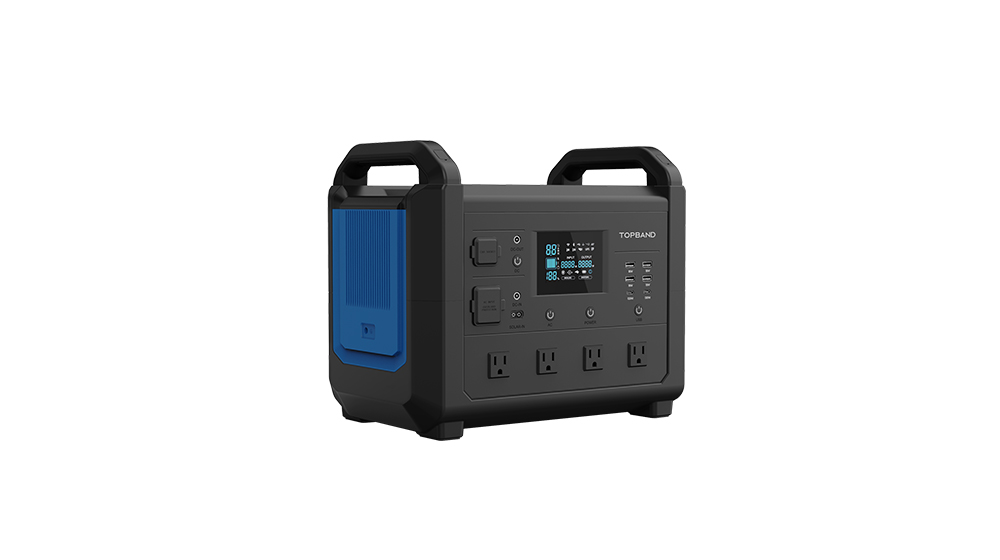 Portable Power Station 1600W 1536Wh LiFePO4 Battery for Outdoor Camping Emergency Backup Topband