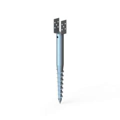 No Dig Ground Screw Anchor Hot-Dip Galvanized Steel for 4x4 Post Mailbox Fence Solar Mounting YANGLIN